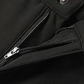 abordables Fondos-Hombre Pantalones cargo Pantalones para senderismo Pantalones de lluvia para senderismo Invierno Al aire libre Ajuste regular Impermeable Resistente al Viento Prendas de abajo Bolsillo Negro Verde