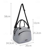 cheap Luggage &amp; Travel Storage-Lunch Bag for Women &amp; Men for Back to School, Office, Picnic, Hiking, Beach Large Capacity Insulated Lunch Tote with Shoulder Strap, Multi-Functional Thermal Bento Bag