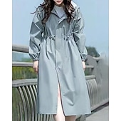 preiswerte Wasserdichte Jacken-Damen Regenmantel Außen Wasserdicht Winddicht Wanderoutfits Wanderbekleidung Winter Herbst Oberteil Camping / Wandern / Höhlenforschung Laufen Einfarbig Rosa Blau Purpur