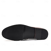 abordables Semi-formel-Mocassins en similicuir bordeaux pour homme, effet crocodile, avec boucle décorative en métal, pour hommes d&#039;affaires, événements formels et banquets