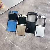 Недорогие Чехлы для Samsung-телефон Кейс для Назначение SSamsung Galaxy Z-флип 6 Z Flip 5 Z Flip 4 Z Flip 3 Кейс на заднюю панель Защита от удара Ретро