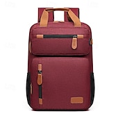 abordables Sacs à dos de Collège-Sac à dos bleu pour ordinateur portable avec port USB – Sac de voyage et d&#039;école à compartiments multiples avec accents en cuir et poche pour bouteille d&#039;eau