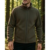 Herren Wanderjacke Wanderfleecejacke Winter Draussen Thermik Oberteil Rot Blau Grün Grau preiswerte Fleece & 3 in 1 Jacken-Herren Wanderjacke Wanderfleecejacke Winter Draussen Thermik Oberteil Rot Blau Grün Grau