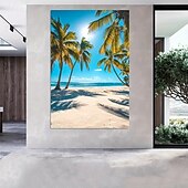 cheap Landscape Prints-Print Rolled Canvas Prints - Abstract Landscape Modern Traditional Art Prints