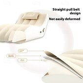 cheap Pools, Hot Tubs &amp; Supplies-Lazy Inflatable Sofa - Red PVC Flocked Portable Foldable Lounge Chair for Office, Balcony, Camping &amp; Outdoor Travel - Lightweight &amp; Easy to Inflate 188cm*90cm*78cm