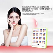 お買い得  フェイスケア用機器-ワイヤレスLED光療法パネル 顔用プロフェッショナル光子LED療法 &amp;7日間で輝くボディホームスパ