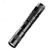 cheap Work Lights-LED Pen Flashlights 1PCS, Lightweight, Mini, Waterproof Pocket Flashlight with Clip, Small Flashlights for Inspection, Work, Emergency