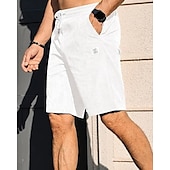 economico Pantaloncini casual-Per uomo Shorts Pantaloncini Estivi Pantaloncini casual Pantaloncini di velluto a coste Tasca Elastico in vita Coulisse Semplice Comodità Traspirante Corto All&#039;aperto Vacanza Canotta sportiva Casual