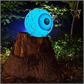 levne Halloween venku-1 ks halloween 40/60cm nafukovací vzduchový model rgb oční dekorační lampa vnitřní a venkovní nádvoří zahradní párty hororová a podivná atmosféra dekorační světla
