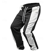 tanie Spodnie dresowe-Męskie Spodnie dresowe Uprawiający jogging Spodnie Spodnie codzienne Běžecké kalhoty Elastyczny pas Ściągana na sznurek Prosta noga Równina Komfort Pełna długość Na zewnątrz Codzienny Moda Styl