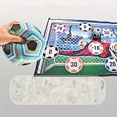 abordables Activité de Plein Air-ensemble de jeu de ballon de football pour les jeunes &amp;adultes - tapis d&#039;entraînement de football intérieur/extérieur en polyester durable jaune - comprend 6 ballons avec numéros, idéal pour s&#039;amuser