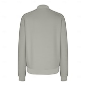 cheap Casual Jackets-Women&#039;s Casual Jacket Sport Jacket Textured Jackets Office / Career Daily Wear Going out Fall Regular Coat Stand Collar Regular Fit Warm Vintage Style Lady Casual Jacket Long Sleeve non-printing