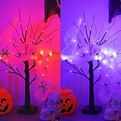 abordables Luces decorativas-árbol de Navidad Sin Cuerdas ON / OFF día de Gracias Víspera de Todos los Santos USB 1 PC
