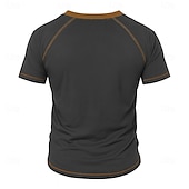 baratos Camisetas vintage-Homens Navio Barco camiseta raglã Manga Curta Camiseta Impressão 3D Gola Redonda Camisa Retro Vintage Vintage retrô Rua Casual Diário Marron Verde Todas as Estações Roupa S M L XL XXL XXXL