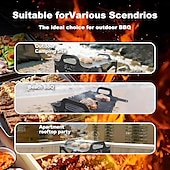 halpa Grillit ja ulkoruoanlaitto-Kokoontaitettava grilli helppoa säilytystä varten Teräksinen helposti kannettava rakogrilli Kokoontaitettavat grillit sopivat täydellisesti retkeilyyn, matkustamiseen ja ulkogrilliin