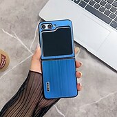 Недорогие Чехлы для Samsung-телефон Кейс для Назначение SSamsung Galaxy Z-флип 6 Z Flip 5 Z Flip 4 Z Flip 3 Кейс на заднюю панель Защита от удара Ретро