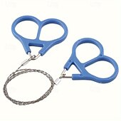 abordables Équipement de Camping-1 mini tronçonneuse de poche - scie à fil de survie portable pour le camping en plein air, la chasse, le jardinage, les situations d&#039;urgence - conception compacte, légère, durable, facile à utiliser