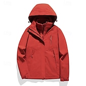 abordables Chaquetas impermeables-Mujer Chaqueta Softshell Chaqueta para senderismo Chaqueta térmica Al aire libre Impermeable Resistente al Viento Trajes de senderismo Ropa de senderismo Invierno Otoño Camiseta Camping / Senderismo