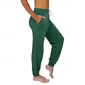 Жен. Брюки Прямой силуэт Уличный стиль На каждый день Полная длина Средняя талия Полотняное плетение Карман Эластичный шнурок Удобный Для улицы Праздники На каждый день Недорогие Прямые Брюки-Жен. Брюки Прямой силуэт Уличный стиль На каждый день Полная длина Средняя талия Полотняное плетение Карман Эластичный шнурок Удобный Для улицы Праздники На каждый день