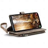 cheap Samsung Cases-Case with Wrist Strap CASEME C30 Samsung Series Zip Multi-Card Pouch PU Leather Case