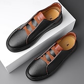 preiswerte Sneaker für Herren-weiße Freizeit-Sneaker für Herren mit braunen Akzenten bequeme Alltagsschuhe für Büro und Reisen
