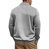 abordables Vestes Décontractées-Homme Veste Légère Veste Décontractée Vacances Quotidien Respirabilité Avec Poches Jacquard Printemps Automne Uni Mode Classique Revers Régulier Noir Blanche bleu marine Kaki Gris Claire Veste