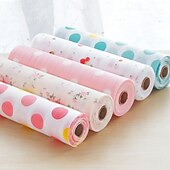 cheap Kitchen Utensils &amp; Gadgets-PVC Cabinet Waterproof Buffer Paper Moisture Proof Drawer Liner Shelf Wardrobe Kitchen Shoe Cabinet Mat Non Slip Protective Pad for Home Storage Organization and Decoration