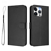 economico Cover per iPhone-telefono Custodia Per iPhone 16 Pro Max Plus iPhone 16 iPhone 16 Plus iPhone 16 Pro iPhone 15 iPhone 15 14 Pro Max Plus Custodia Portafoglio con Supporto Protezione Completa Con Cinturino da Polso