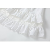 billiga Bohemklänningar-Dam Mini klänning Sommarklänning Slipklänning Boho-klänning Västerländsk klänning Mode Klassisk Modern Utomhus Semester Helgdag Normal Slät Ärmlös Smala axelband Beige Sommar