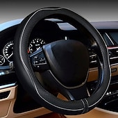 cheap Steering Wheel Covers-15in Steering Wheel Cover - Non-Slip Grip Soft PU Leather Steering Wheel Case with Anti-Slip design Compatible with Most Cars Trucks SUVs - Durable &amp; Easy-Clean Dashboard Protector for Drivers &amp; pa
