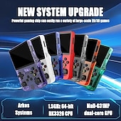 cheap Game Consoles-R36S Handheld Game Console 3.5 Inch IPS Screen Retro Game Console Linux System Screen Portable Pocket Video Player Travel Essentials 64GB and128G Extra Large Memory