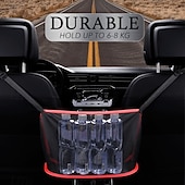 olcso Járműszolgáltatás-autós hálózseb kézitáska tartó autósülés tárolórendszerező hálós táska hátsó ülés összecsukható tasak kartámasz konzol akasztható tároló a legszükségesebb dolgokhoz