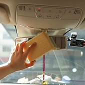 voordelige Schoonmaakproducten-5 stuks Captain Clear Window Miracle-sponzen, grote, superabsorberende anti-condens reinigingspads voor autospiegels, glas en ramen, streeploos gebruik binnen en buiten, gemakkelijk schoon te maken,