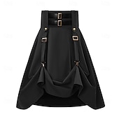 ieftine Pantalonii-Retro / vintage Medieval Renascentist Lung Fustă Pentru femei Halloween Mascaradă Tematica Târgul Renașterii Festival Adulți Fustă