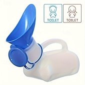 お買い得  キャンプ用品-男性用ポータブルトイレ &amp;女性用 - 広々とした漏れ防止の小便器、扱いやすいデザイン、車やRVキャンプ用の耐久性のあるプラスチック製キャンプ用トイレ &amp;屋外活動