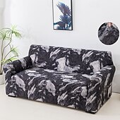 cheap Sofa Cover-Elastic Sofa Cover With Geometry Print Stretchable Living Room Sofa Combination Horizontal Sofa Cover for 1/2/3/4 Seats Suitable for All Seasons