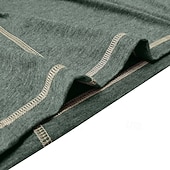 baratos Polo Clássico Masculino-Homens Pólo Camisa de golfe Desportos e Ar livre Casual Colarinho Clerical Clássico Manga Longa Roupa de rua Legal Tecido Bolso frontal Primavera &amp; Outono Normal Preto Branco Azul Verde Cáqui Cinzento