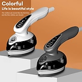 お買い得  家庭用器具-ハンドヘルド衣類スチーマーポータブルアイロンマシン、25秒の高速加熱と90度回転可能なデザイン、コンパクトで軽量、自宅旅行キャラバン寮旅行に最適