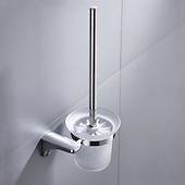 billiga Toalettborsthållare-Toalettborsthållare Ny Design / Kreativ Nutida / Moderna Rostfritt stål / Zink Alloy / Metall 1st - Badrum Väggmonterad