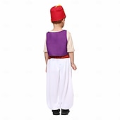 halpa Poikien puvut-Satu Tuhannen ja yhden yön Prinssi Aladdin Cosplay-Asut Asut Satukirjahahmot Elokuva-cosplay for Poikien Lasten Halloween Karnevaali Maailman kirjapäivä Suoritus Opetuspukeutuminen Koulutapahtuman