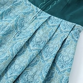 levne Dirndl-Pivo Oktoberfest Oktoberfest Šaty Dámské šaty Trachtenkleader Oktoberfest / pivo Bavorský Wiesn Louky Dámské Karneval Párty Pivní festival Tradiční Styl Tkanina Šaty Zástěra Bez halenky