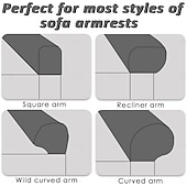 billiga Överdrag för soffa och armstöd-2-pack fåtöljskydd armstödsskydd stretchsoffa skyddsöverdrag för armstöd
