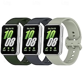 olcso Samsung óraszíjak-3 csomag Óraszíj mert Samsung Galaxy Galaxy Fit 3 Szilikon Csere Szíj Bájos Sportszíj Modern csat Karszalag