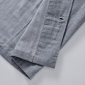 abordables Pyjamas-Homme Vêtements de Nuit Ensemble Pyjama Haut de pyjama et pantalon 1 ensemble Uni Mode Élégant Classique Maison Quotidien Lit Coton Confort Doux Respirant Revers manche longue Chemise Pantalon Taille