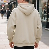 abordables sudaderas basicas hombre-Hombre Sudadera Sudadera con capucha y cremallera completa Sudadera con capucha de lana Albaricoque Negro Verde Ejército Azul Marino Gris Claro Con Capucha Plano Bolsillo Deporte Diario Festivos