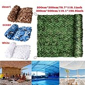 cheap Camping Equipment-1pc Camouflage Netting Universal Fit Woven Oxford Cloth Greenery Green for Hillside Greening Sun Shade Christmas &amp; Munich Beer Festival Decor 1pc