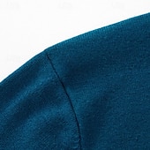 billige genser for menn-Herre Turtleneck genser Pullover genser Julegenser Riflet Strikke Vanlige topper Strikket عادي Rullekrage Hold Varm Moderne Moderne Dagligdagstøy Ut på byen Klær Høst Vinter Kamel Svart S M L