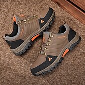 頑丈なトレッドを備えたメンズアウトドアハイキングシューズ、ウォーキング、キャンプ、荒野の旅行に最適な通気性のあるトレイルスニーカー お買い得  メンズスニーカー-頑丈なトレッドを備えたメンズアウトドアハイキングシューズ、ウォーキング、キャンプ、荒野の旅行に最適な通気性のあるトレイルスニーカー