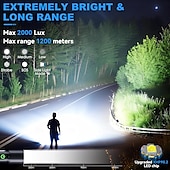 voordelige Zaklampen en kampeerverlichting-autodetaillamp oplaadbaar, lakcorrectie-inspectielamp met magnetische voet &amp;haak, handzame led-werklamp voor autodetailing, kleurmatching &amp;reparaties