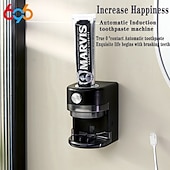 cheap Household Appliances-Automatic Toothpaste Dispenser Wall Mounted Electric Toothpaste Squeezer for Kids and Adults for Bathroom